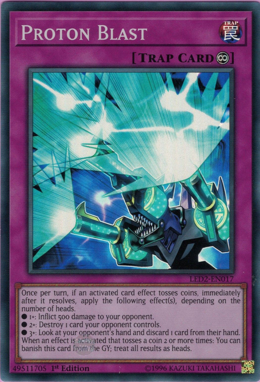 Proton Blast [LED2-EN017] Super Rare | Pegasus Games WI