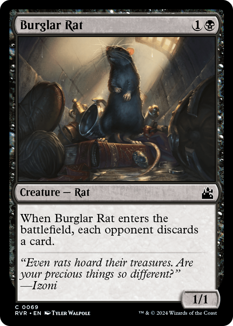 Burglar Rat [Ravnica Remastered] | Pegasus Games WI