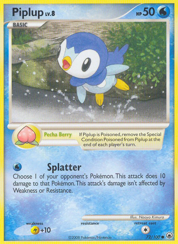 Piplup (72/100) [Diamond & Pearl: Majestic Dawn] | Pegasus Games WI