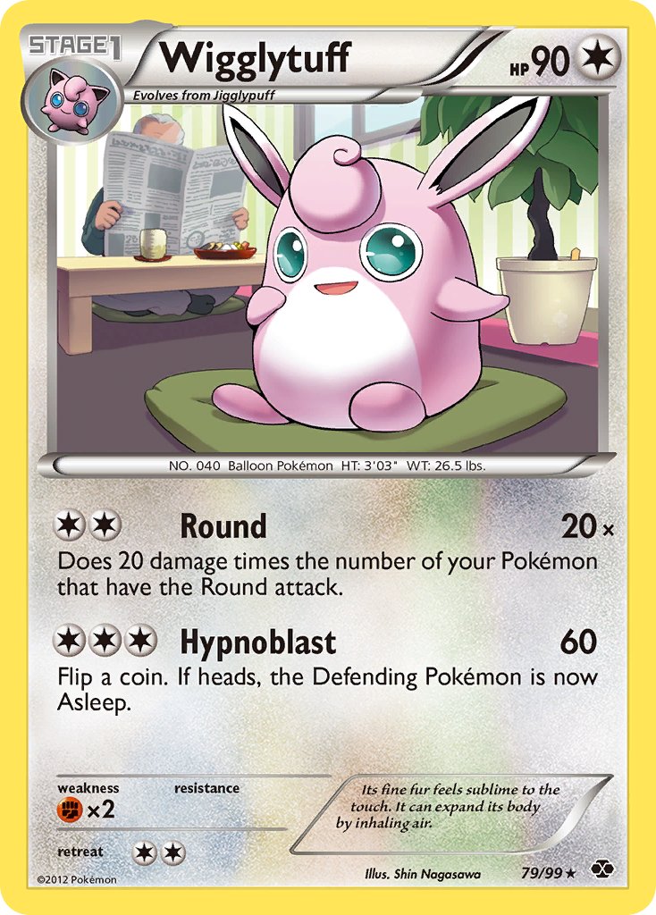 Wigglytuff (79/99) (Cosmos Holo) (Blister Exclusive) [Black & White: Next Destinies] | Pegasus Games WI