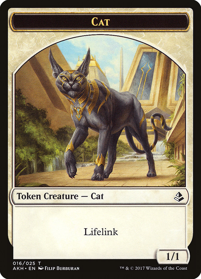 Cat Token [Amonkhet Tokens] | Pegasus Games WI