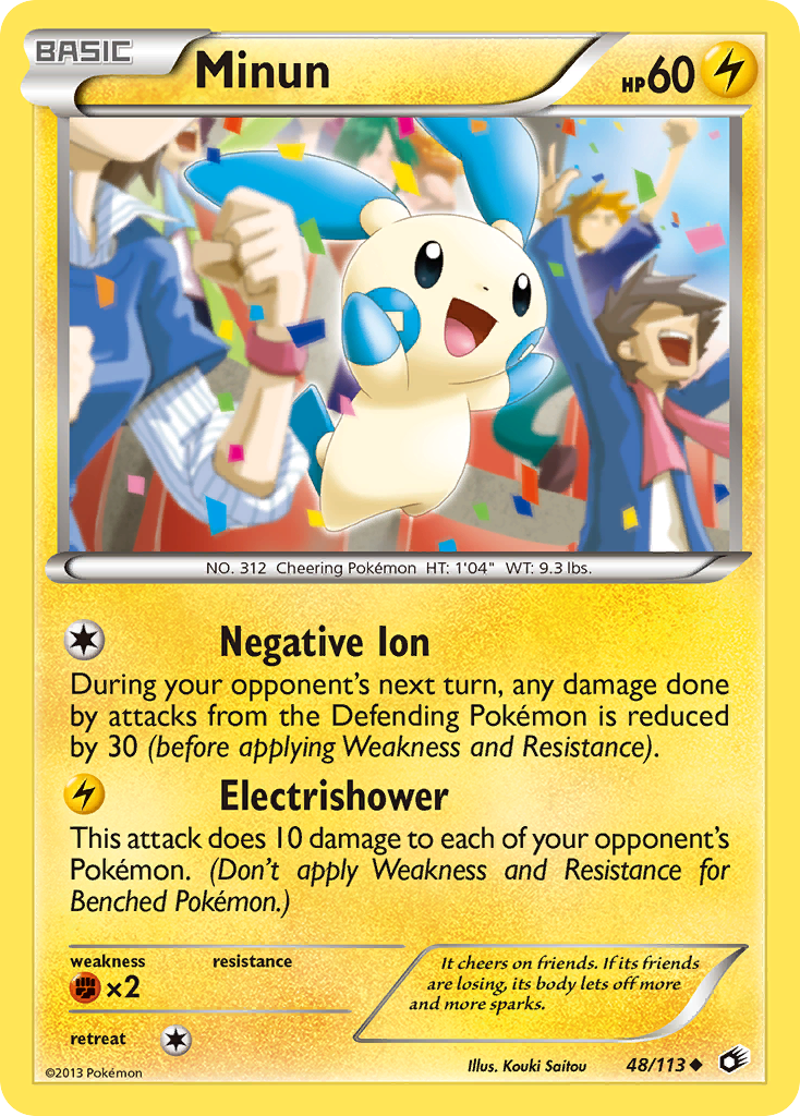 Minun (48/113) [Black & White: Legendary Treasures] | Pegasus Games WI