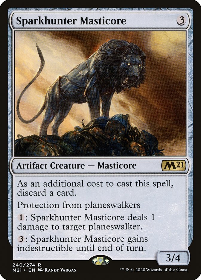 Sparkhunter Masticore [Core Set 2021] | Pegasus Games WI