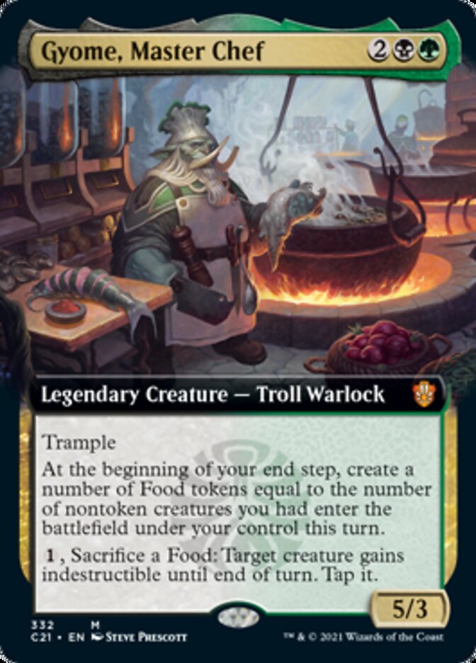 Gyome, Master Chef (Extended Art) [Commander 2021] | Pegasus Games WI