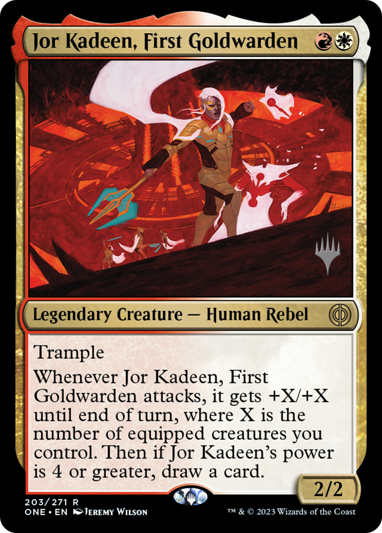 Jor Kadeen, First Goldwarden (Promo Pack) [Phyrexia: All Will Be One Promos] | Pegasus Games WI