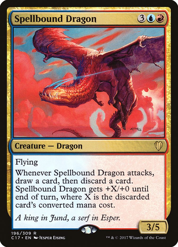 Spellbound Dragon [Commander 2017] | Pegasus Games WI