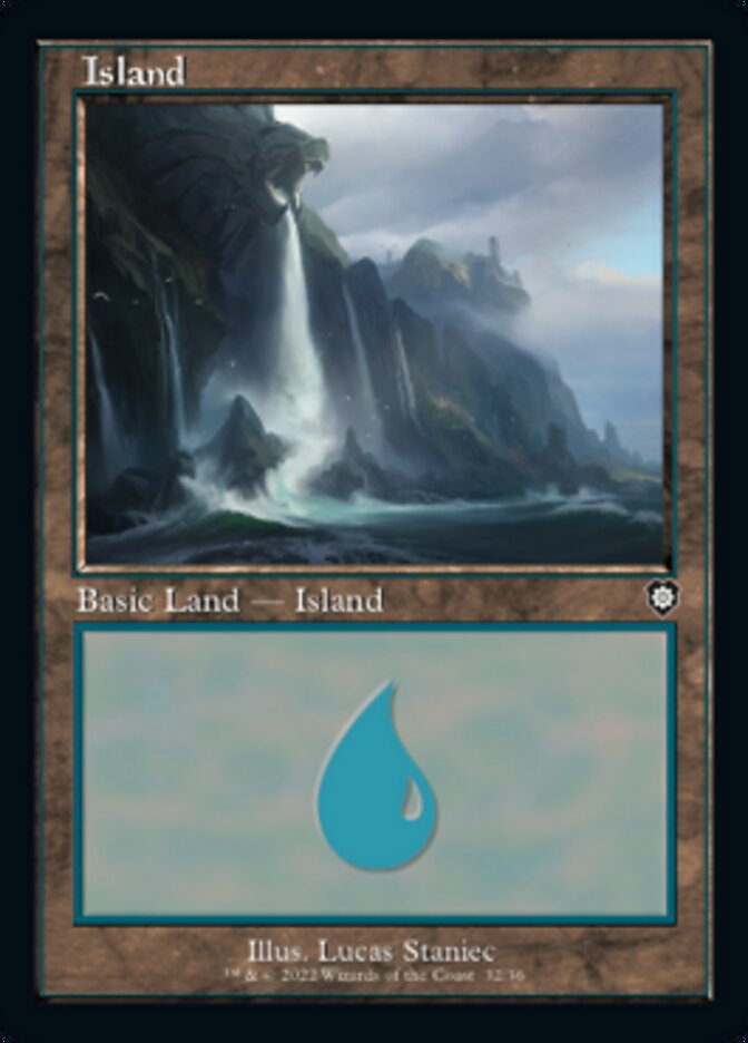 Island (032) (Retro) [The Brothers' War Commander] | Pegasus Games WI