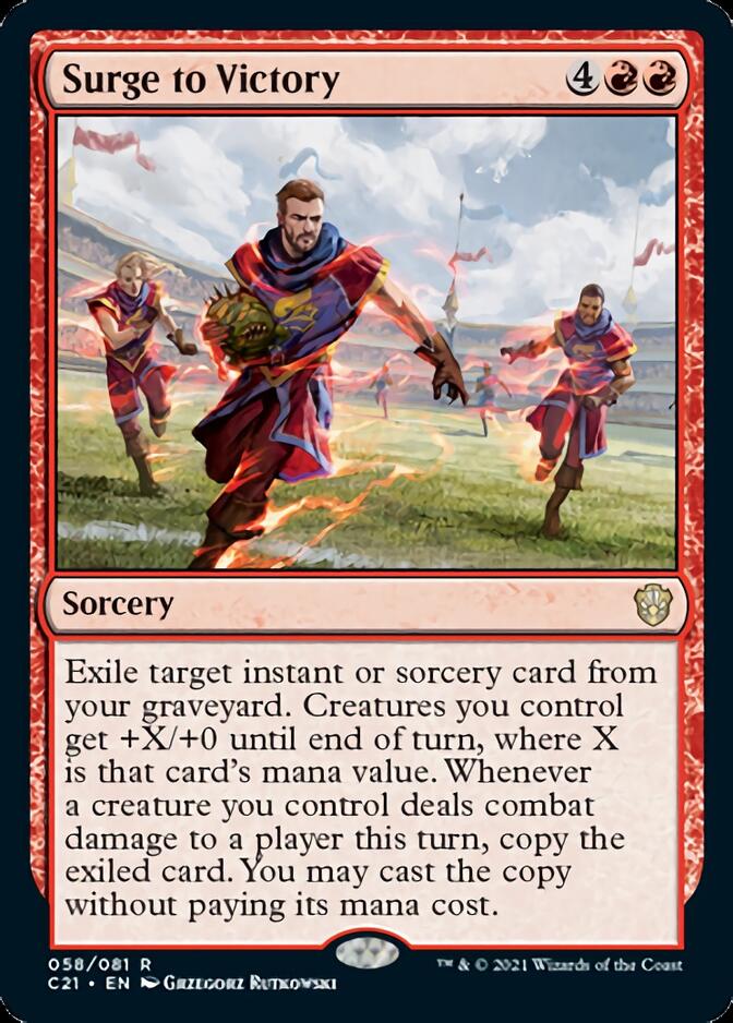 Surge to Victory [Commander 2021] | Pegasus Games WI