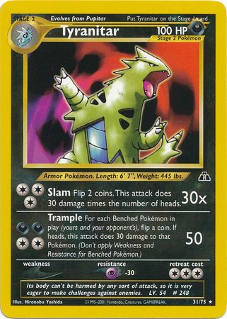 Tyranitar (31/75) [Neo Discovery Unlimited] | Pegasus Games WI