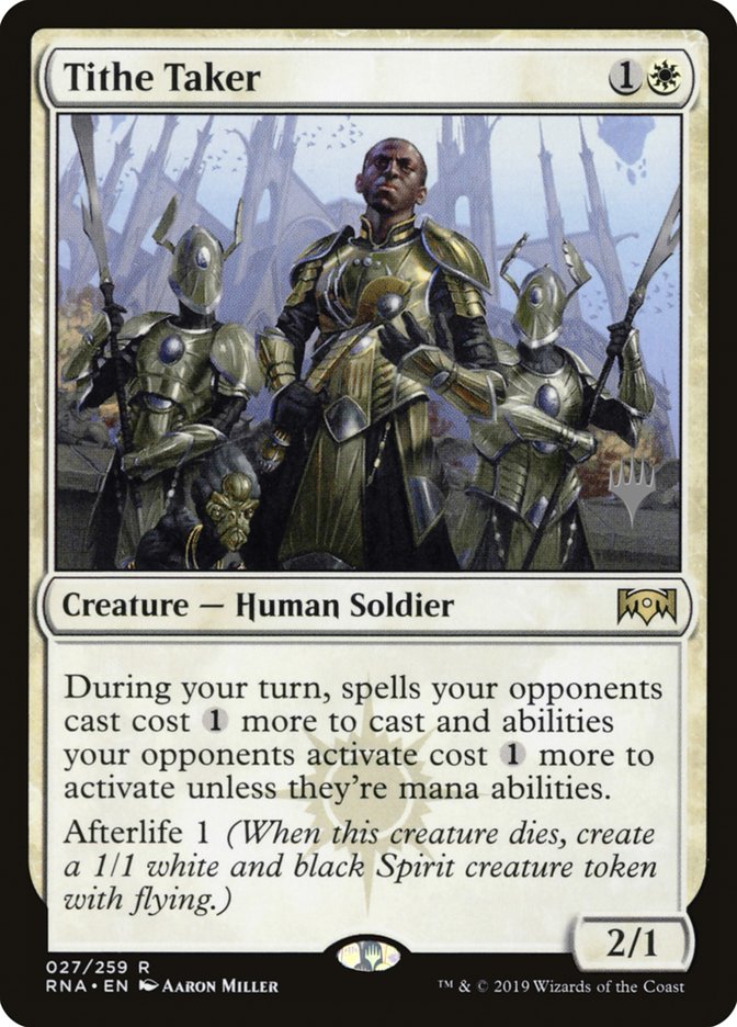 Tithe Taker (Promo Pack) [Ravnica Allegiance Promos] | Pegasus Games WI