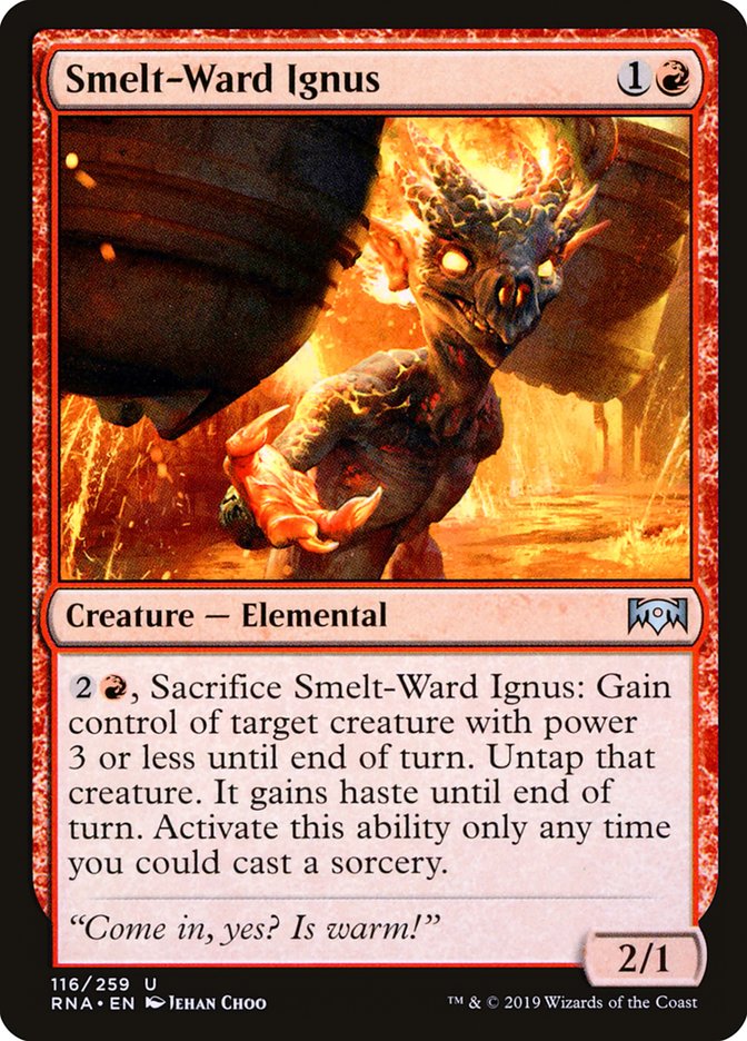Smelt-Ward Ignus [Ravnica Allegiance] | Pegasus Games WI