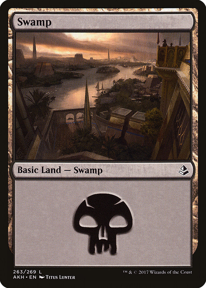 Swamp (263) [Amonkhet] | Pegasus Games WI