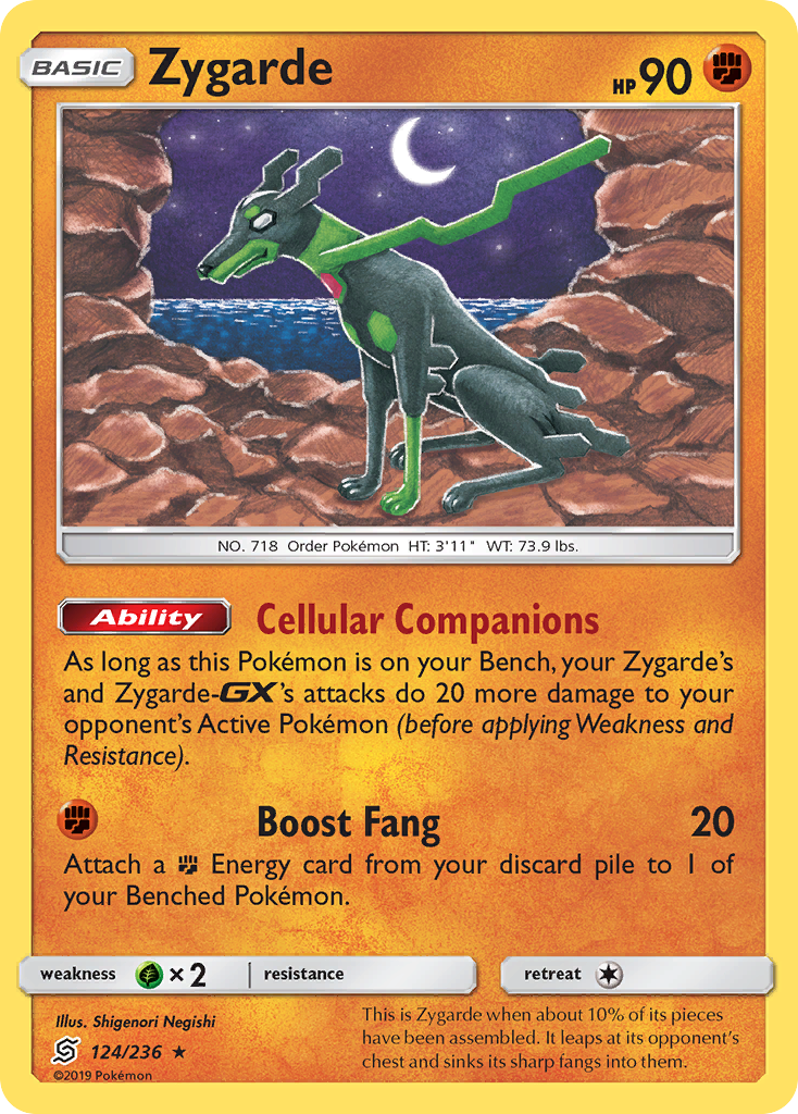 Zygarde (124/236) [Sun & Moon: Unified Minds] | Pegasus Games WI