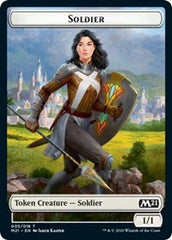 Soldier // Weird Double-Sided Token [Core Set 2021 Tokens] | Pegasus Games WI