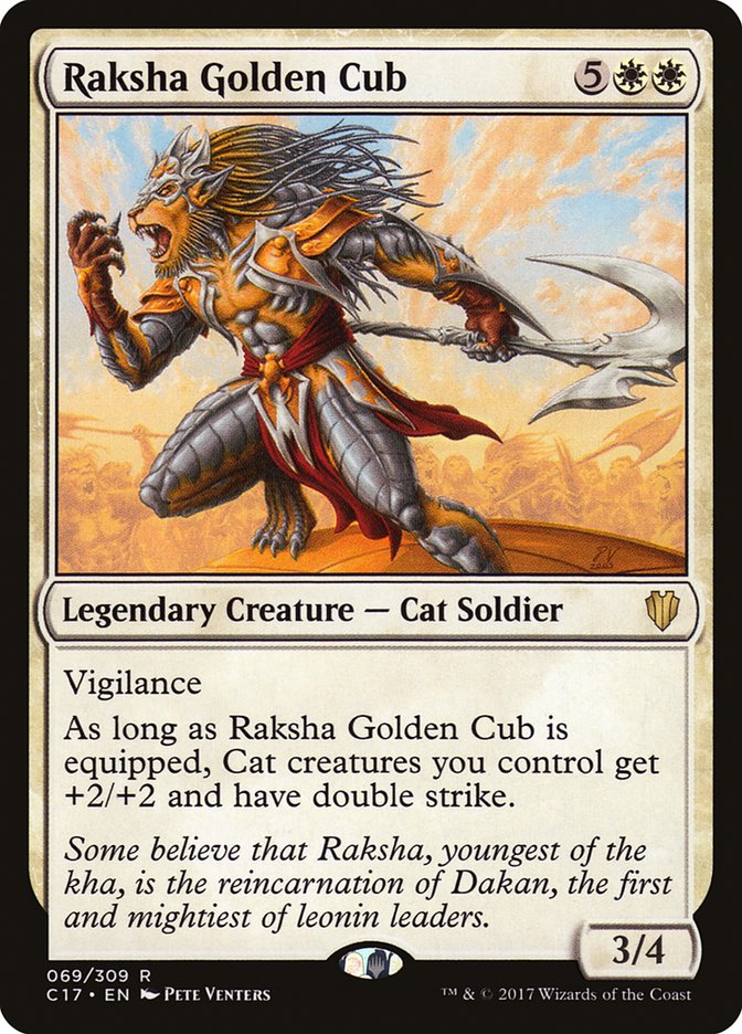 Raksha Golden Cub [Commander 2017] | Pegasus Games WI