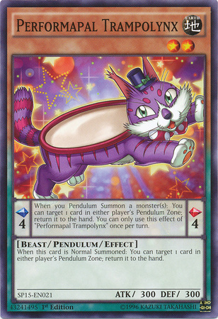 Performapal Trampolynx [SP15-EN021] Common | Pegasus Games WI