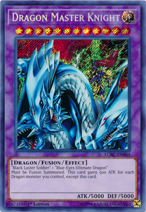 Dragon Master Knight [LCKC-EN065] Secret Rare | Pegasus Games WI