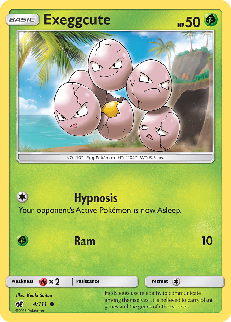 Exeggcute (4/111) [Sun & Moon: Crimson Invasion] | Pegasus Games WI