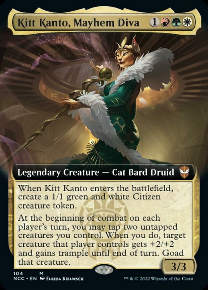 Kitt Kanto, Mayhem Diva (Extended Art) [Streets of New Capenna Commander] | Pegasus Games WI