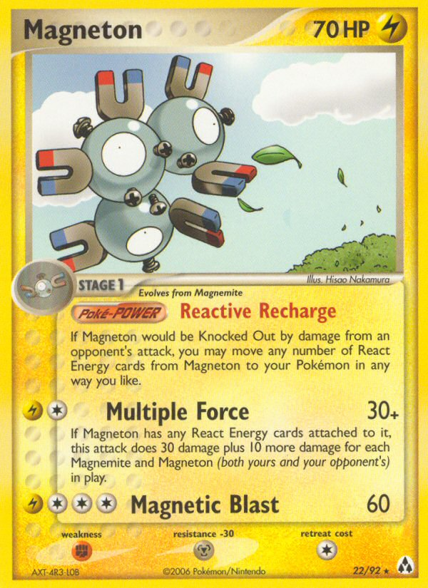 Magneton (22/92) [EX: Legend Maker] | Pegasus Games WI