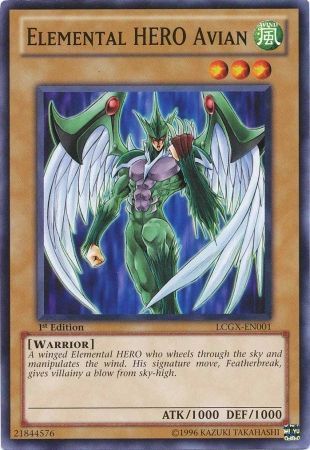 Elemental HERO Avian [LCGX-EN001] Common | Pegasus Games WI