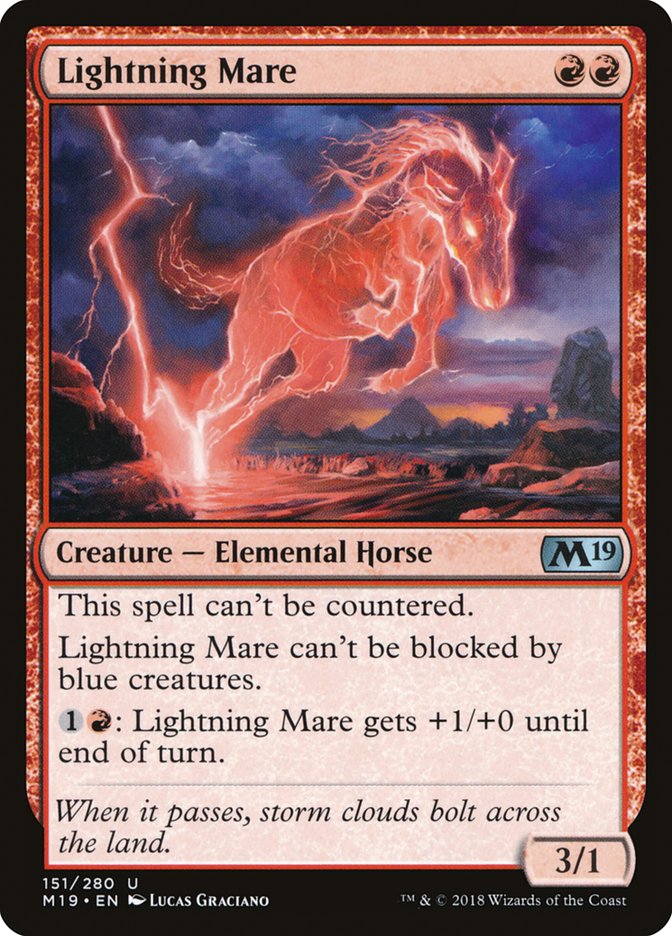 Lightning Mare [Core Set 2019] | Pegasus Games WI