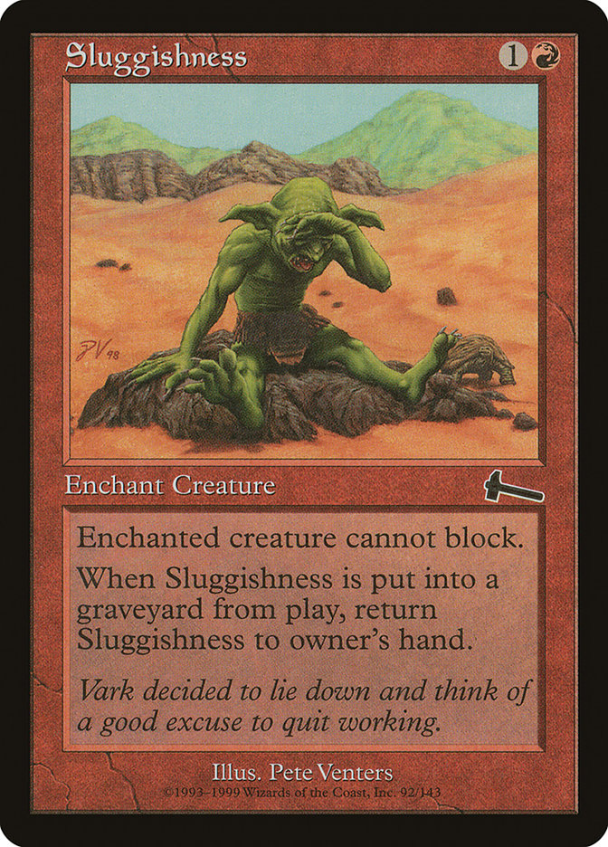 Sluggishness [Urza's Legacy] | Pegasus Games WI