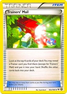 Trainers' Mail (92a/108) (Alternate Art Promo) [XY: Roaring Skies] | Pegasus Games WI