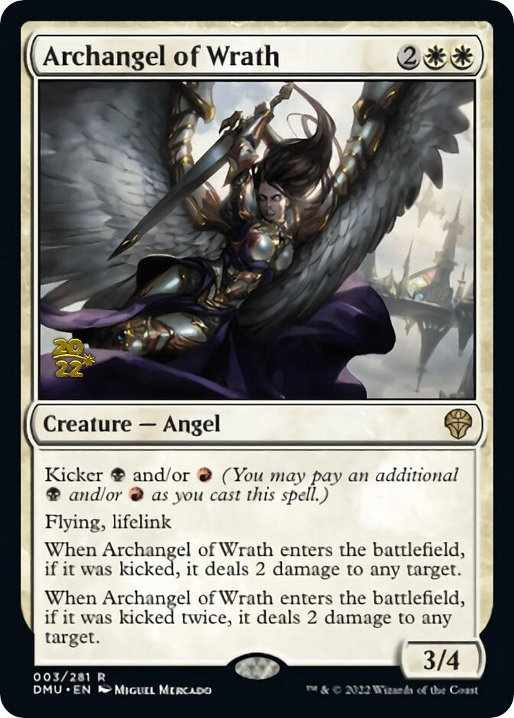 Archangel of Wrath [Dominaria United Prerelease Promos] | Pegasus Games WI
