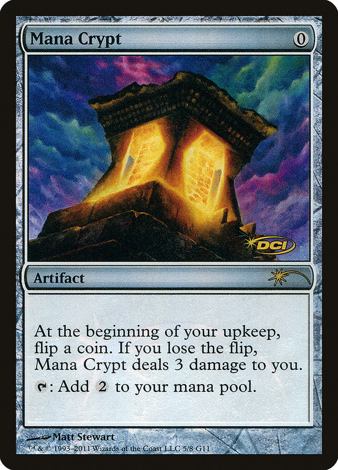 Mana Crypt [Judge Gift Cards 2011] | Pegasus Games WI