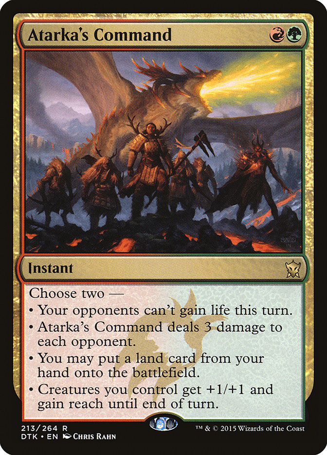 Atarka's Command [Dragons of Tarkir] | Pegasus Games WI