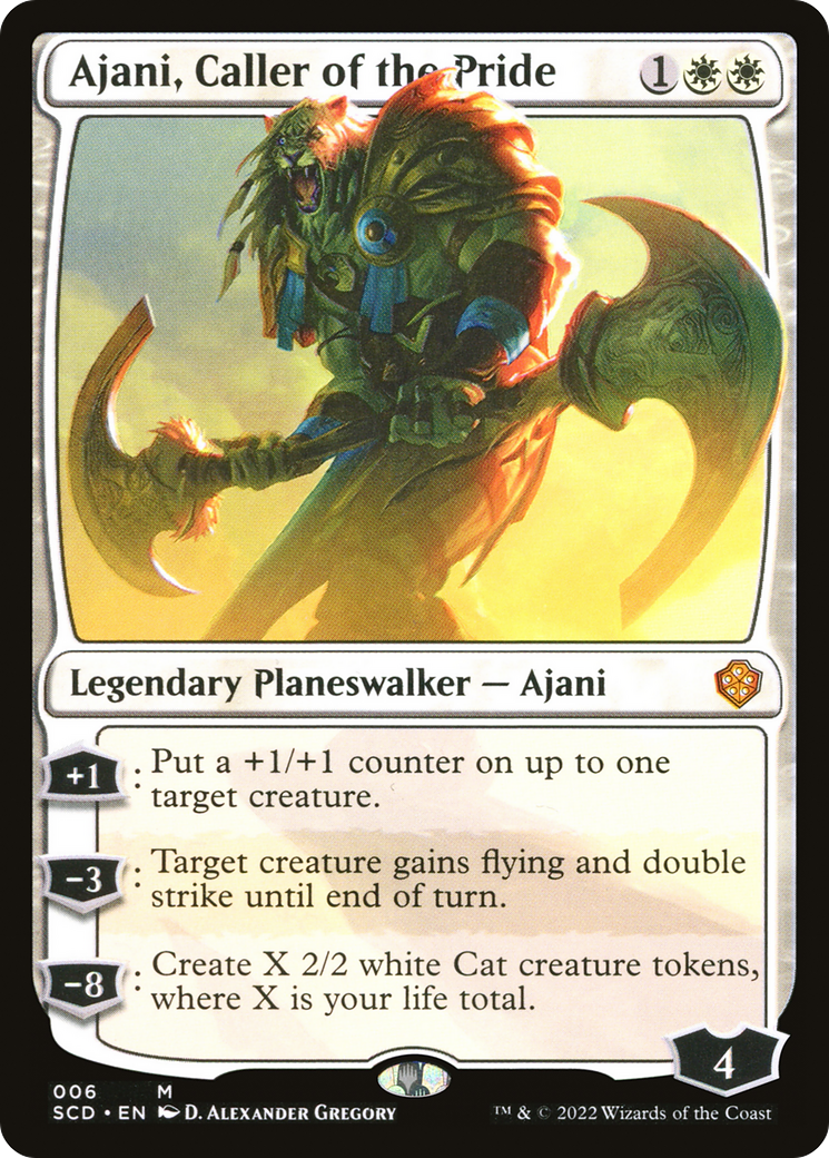 Ajani, Caller of the Pride [Starter Commander Decks] | Pegasus Games WI