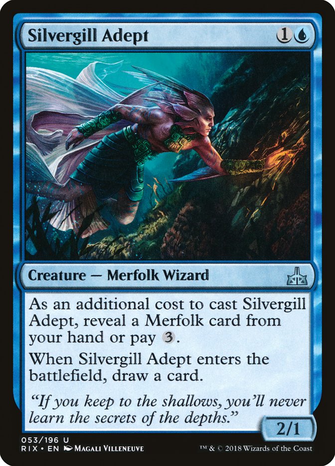 Silvergill Adept [Rivals of Ixalan] | Pegasus Games WI