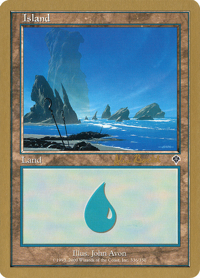 Island (ab336a) (Alex Borteh) [World Championship Decks 2001] | Pegasus Games WI