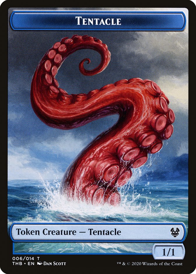 Human Soldier // Tentacle Double-Sided Token [Theros Beyond Death Tokens] | Pegasus Games WI