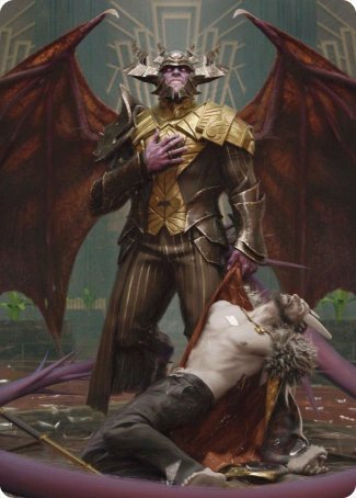 Ob Nixilis, the Adversary 1 Art Card [Streets of New Capenna Art Series] | Pegasus Games WI