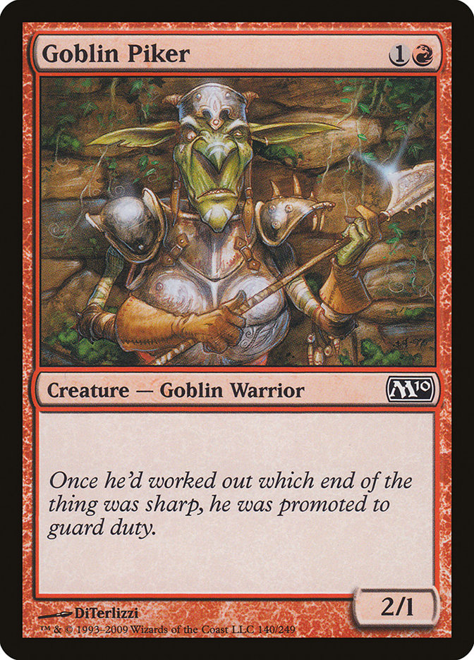 Goblin Piker [Magic 2010] | Pegasus Games WI