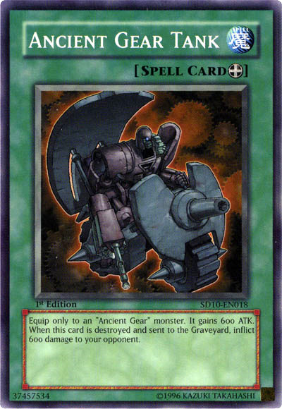 Ancient Gear Tank [SD10-EN018] Common | Pegasus Games WI