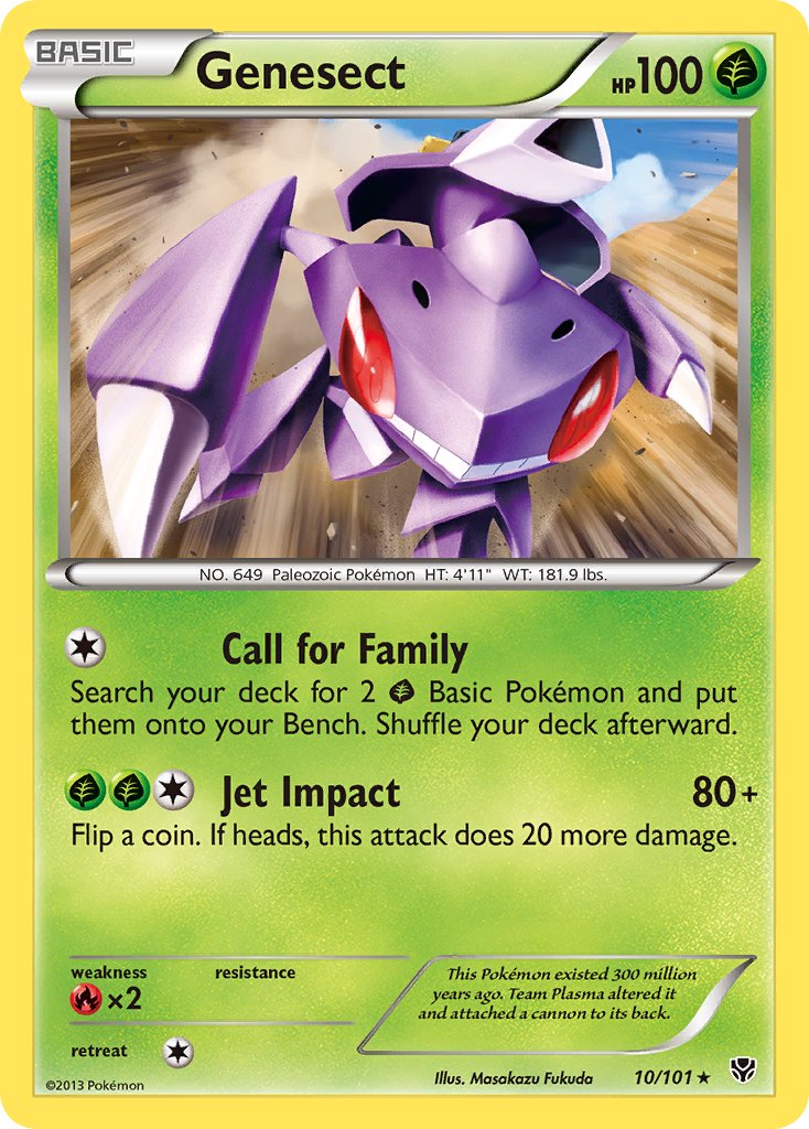 Genesect (10/101) (Theme Deck Exclusive) [Black & White: Plasma Blast] | Pegasus Games WI