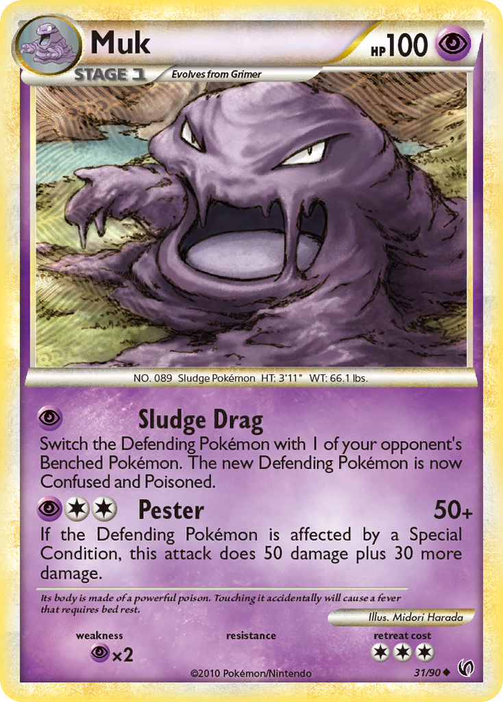 Muk (31/90) [HeartGold & SoulSilver: Undaunted] | Pegasus Games WI