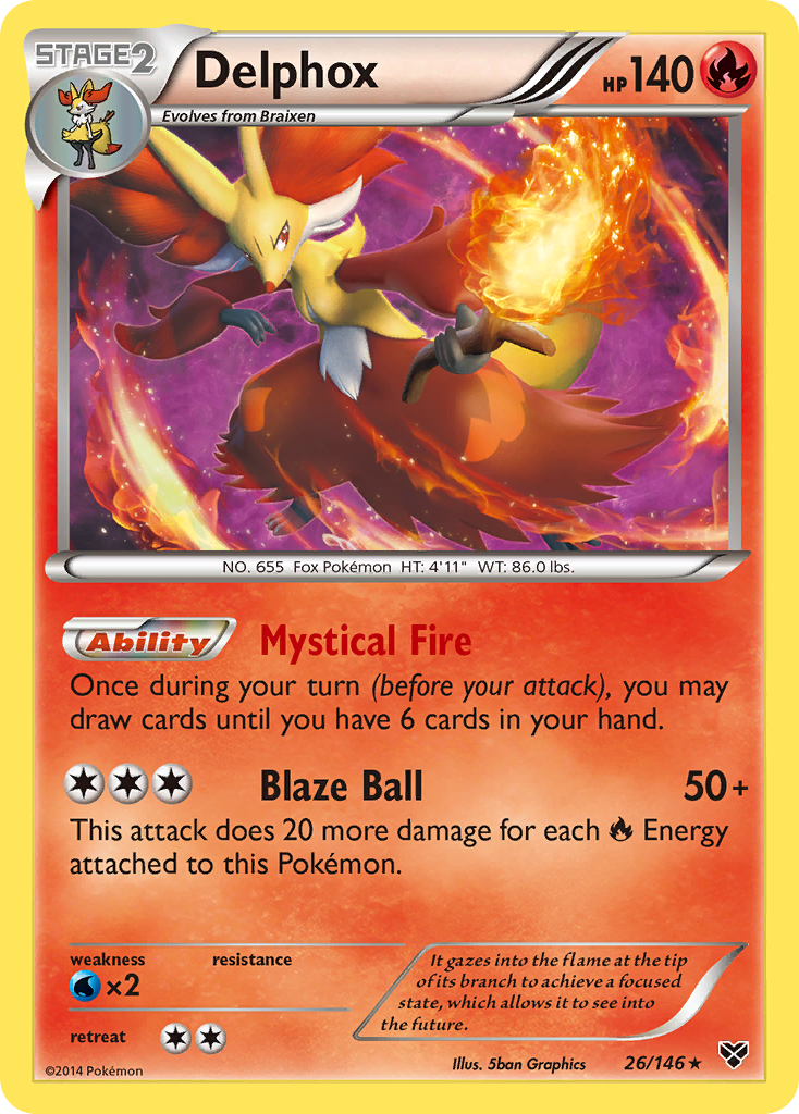 Delphox (26/146) [XY: Base Set] | Pegasus Games WI