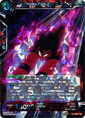 Machspeed Kaio-Ken Son Goku [BT7-005] | Pegasus Games WI