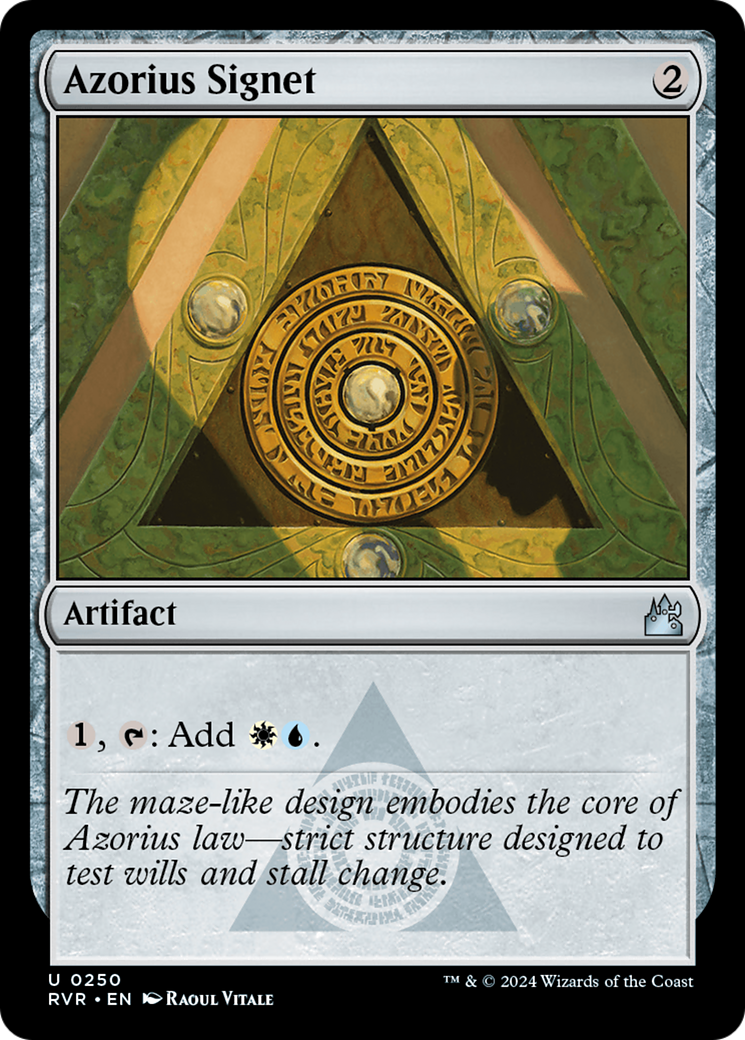 Azorius Signet [Ravnica Remastered] | Pegasus Games WI