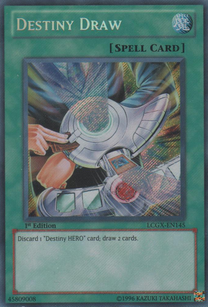 Destiny Draw [LCGX-EN145] Secret Rare | Pegasus Games WI