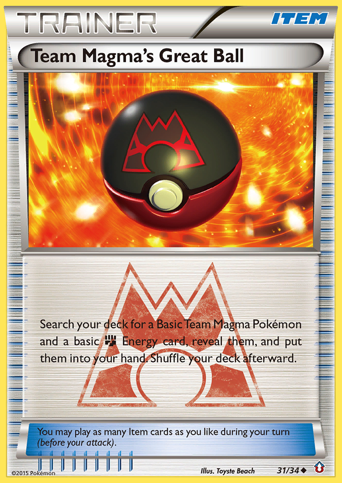 Team Magma's Great Ball (31/34) [XY: Double Crisis] | Pegasus Games WI