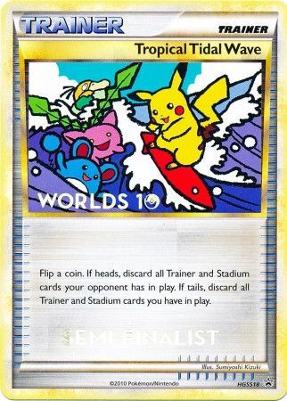 Tropical Tidal Wave (HGSS18) (Semi Finalist) [HeartGold & SoulSilver: Black Star Promos] | Pegasus Games WI