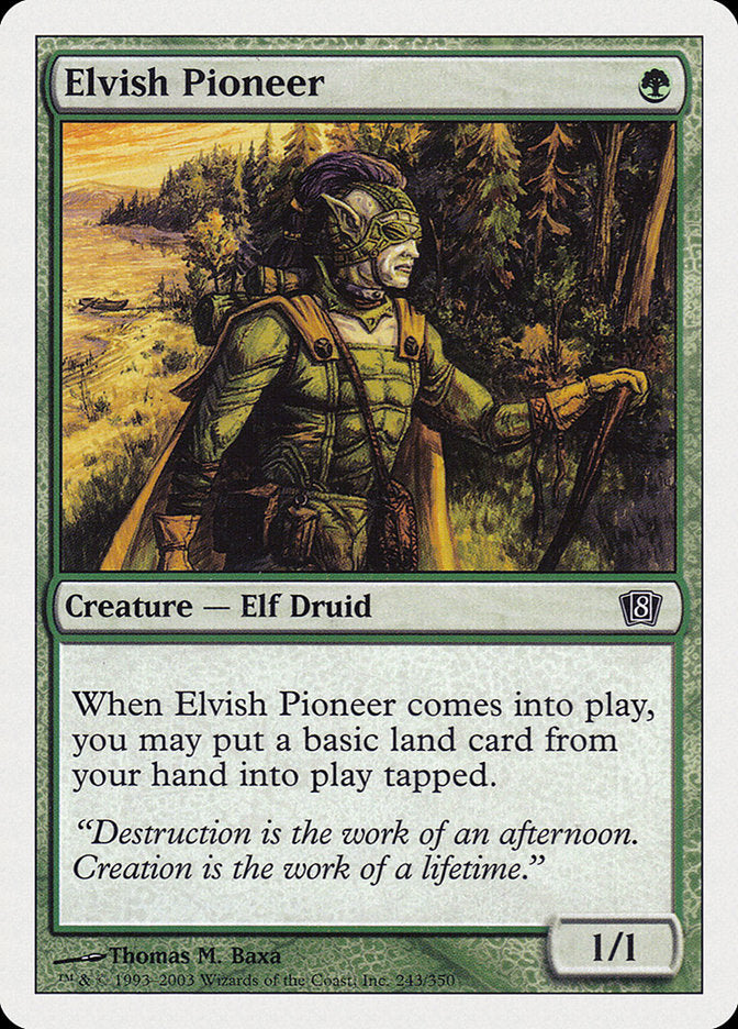 Elvish Pioneer [Eighth Edition] | Pegasus Games WI