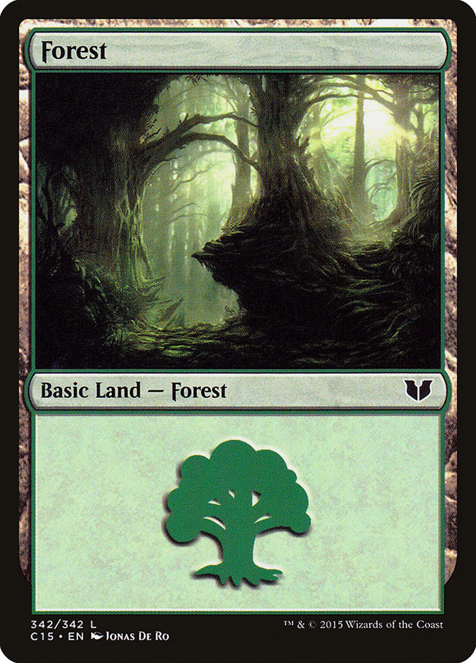 Forest (342) [Commander 2015] | Pegasus Games WI