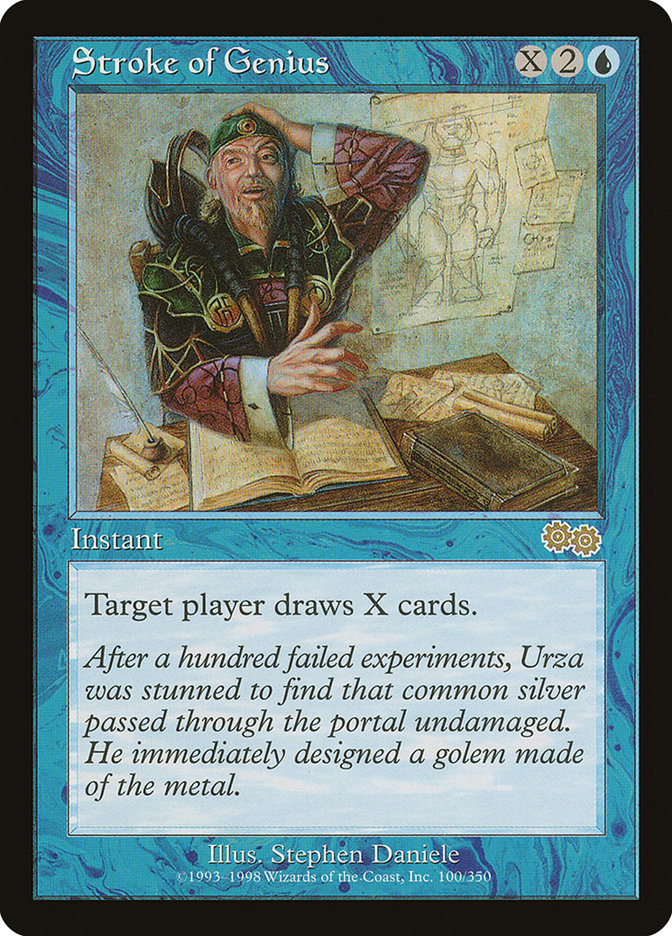 Stroke of Genius [Urza's Saga] | Pegasus Games WI
