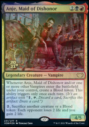 Anje, Maid of Dishonor [Innistrad: Crimson Vow Prerelease Promos] | Pegasus Games WI